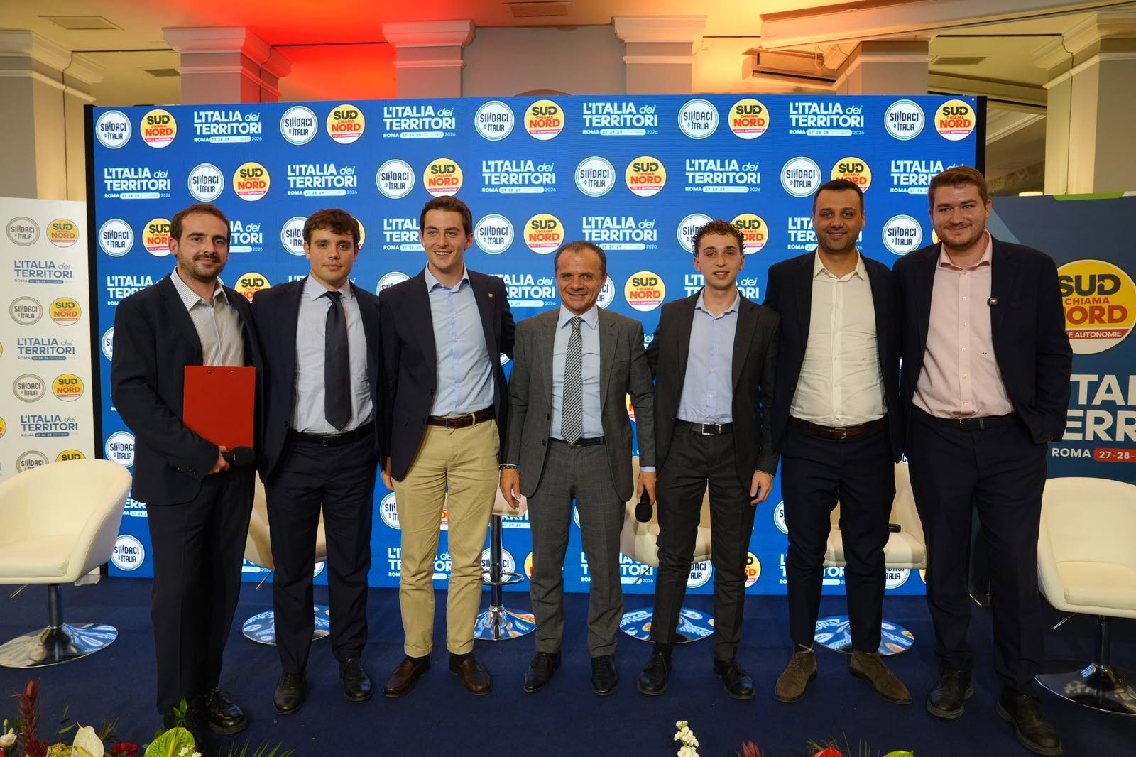 De Luca con i giovani