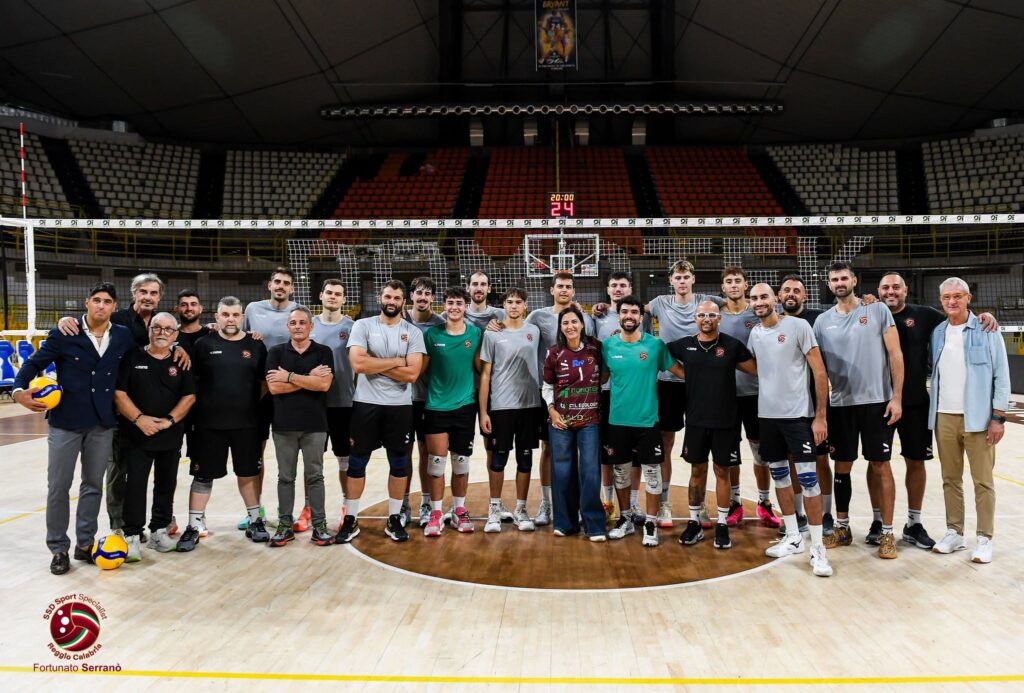 Domotek Volley visita assessore Micheli
