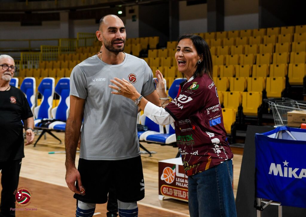Domotek Volley visita assessore Micheli