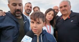 Eduardo Cucè il bambino che ha inaugurato il Ponte sul Calopinace