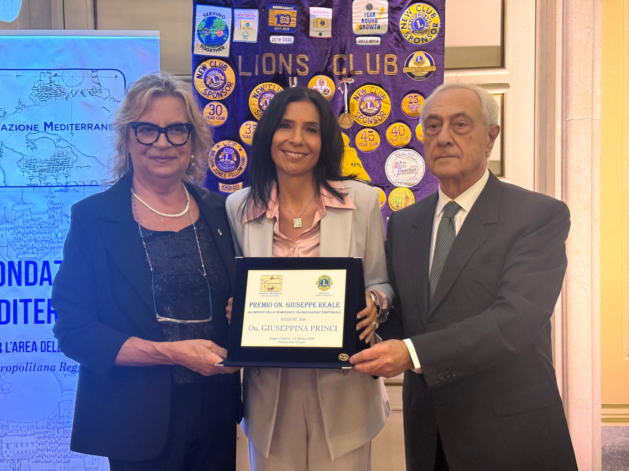 Premio Giuseppe Reale a Giusi Princi