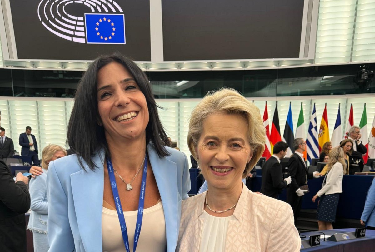 Giusi Princi e Ursula von der Leyen
