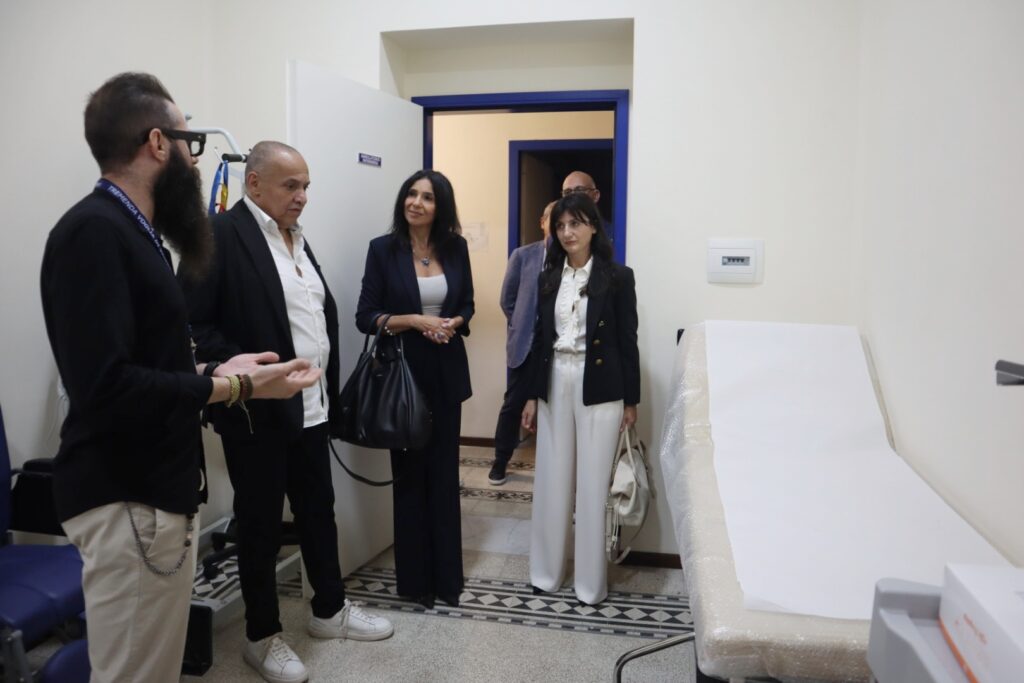 Giusi Princi visita ex Ricoveri Riuniti