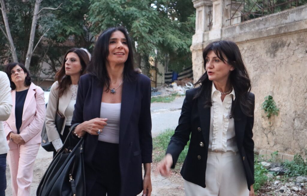 Giusi Princi visita ex Ricoveri Riuniti
