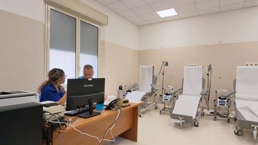 Grande Ospedale Metropolitano di Reggio Calabria locali umanizzati della U.O.C. Servizio Immunotrasfusionale