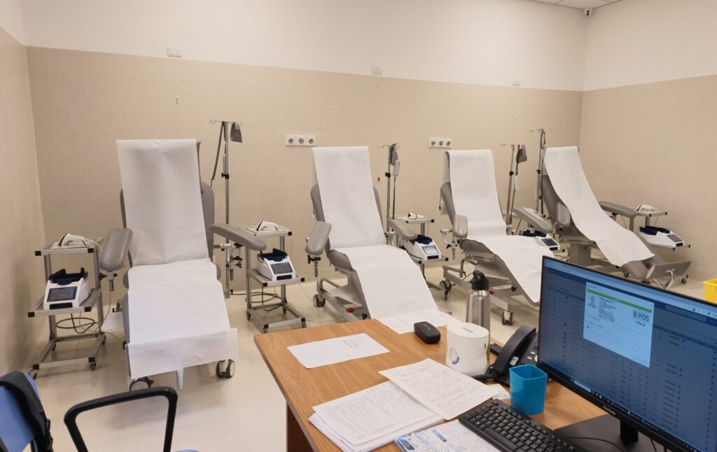 Grande Ospedale Metropolitano di Reggio Calabria locali umanizzati della U.O.C. Servizio Immunotrasfusionale