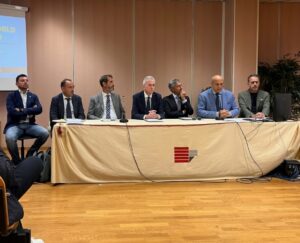 Il tavolo della conferenza di Agriworld Expo 2026