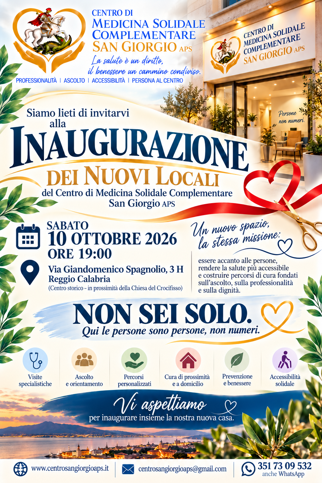 Inaugurazione centro di medicina solidale