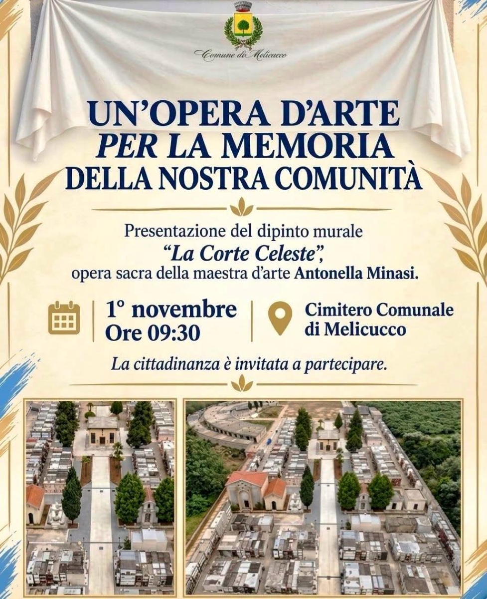 Inaugurazione opera La Corte Celeste