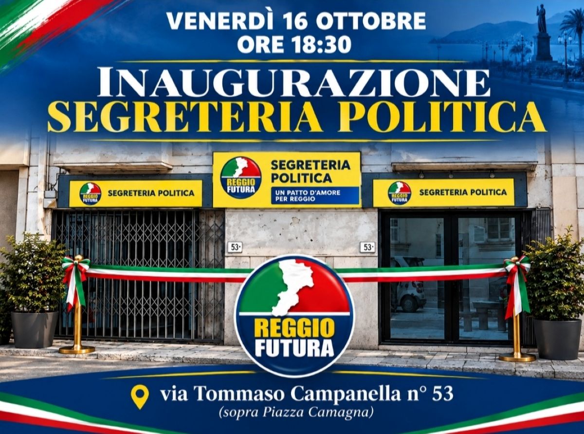 Inaugurazione segreteria Reggio Futura 2026