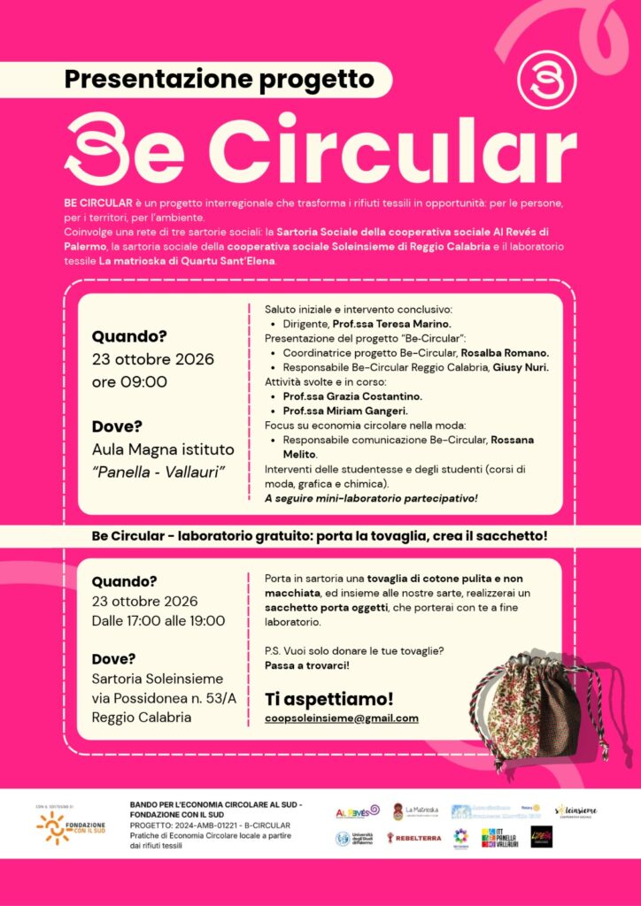 LOCANDINA BE CIRCULAR