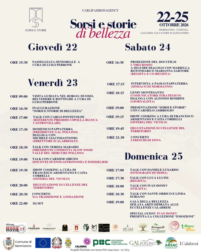 LOCANDINA EVENTO MORMANNO - PROGRAMMAZIONE