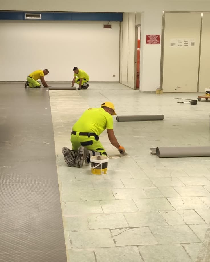 Lavori riqualificazione PalaCalafiore