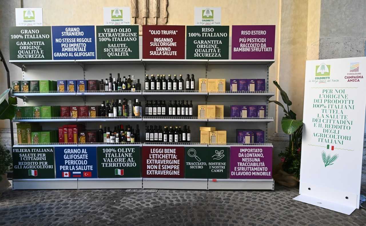 Lo scaffale del vero made in Italy
