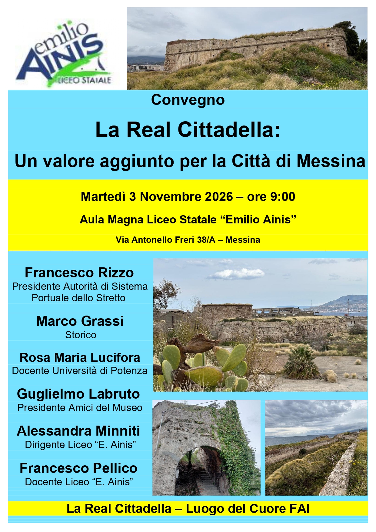 Locandina Convegno Real Cittadella