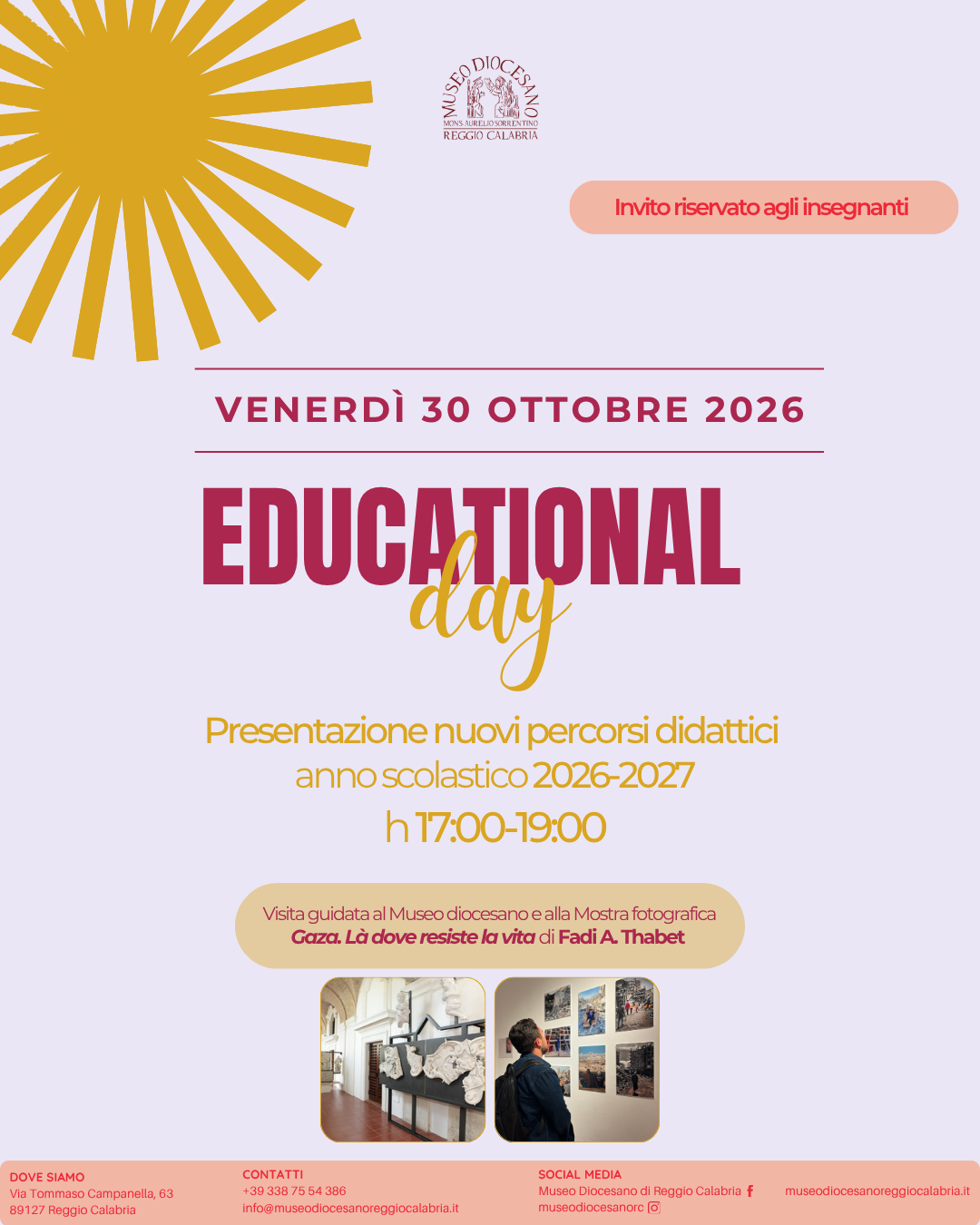Locandina Educational Day 2026