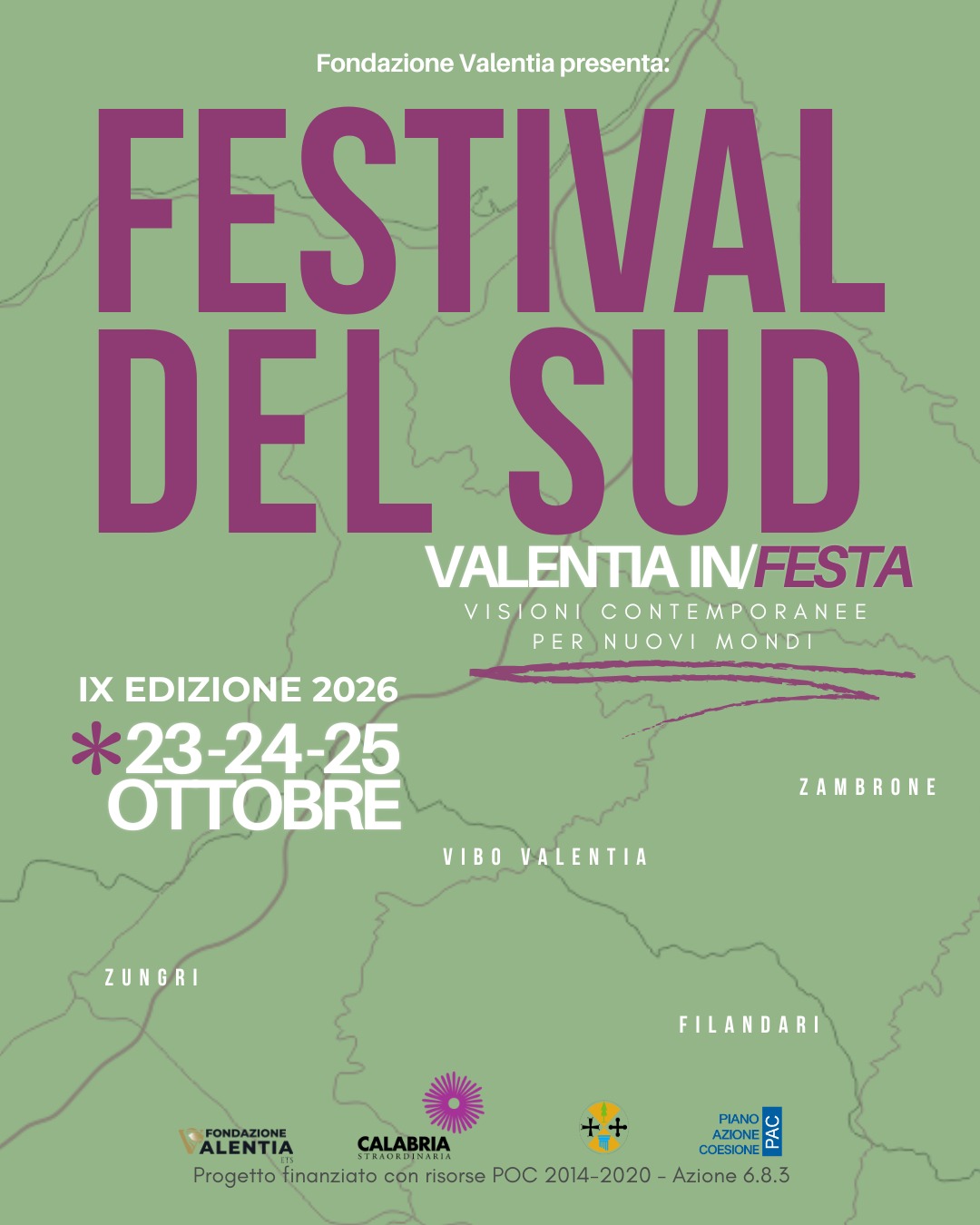 Locandina Festival del Sud