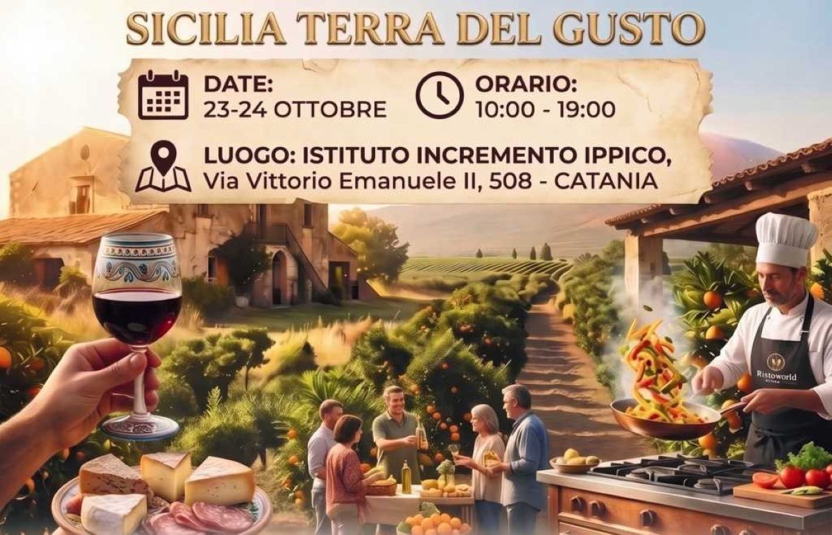 Locandina Sicilia Terra del Gusto