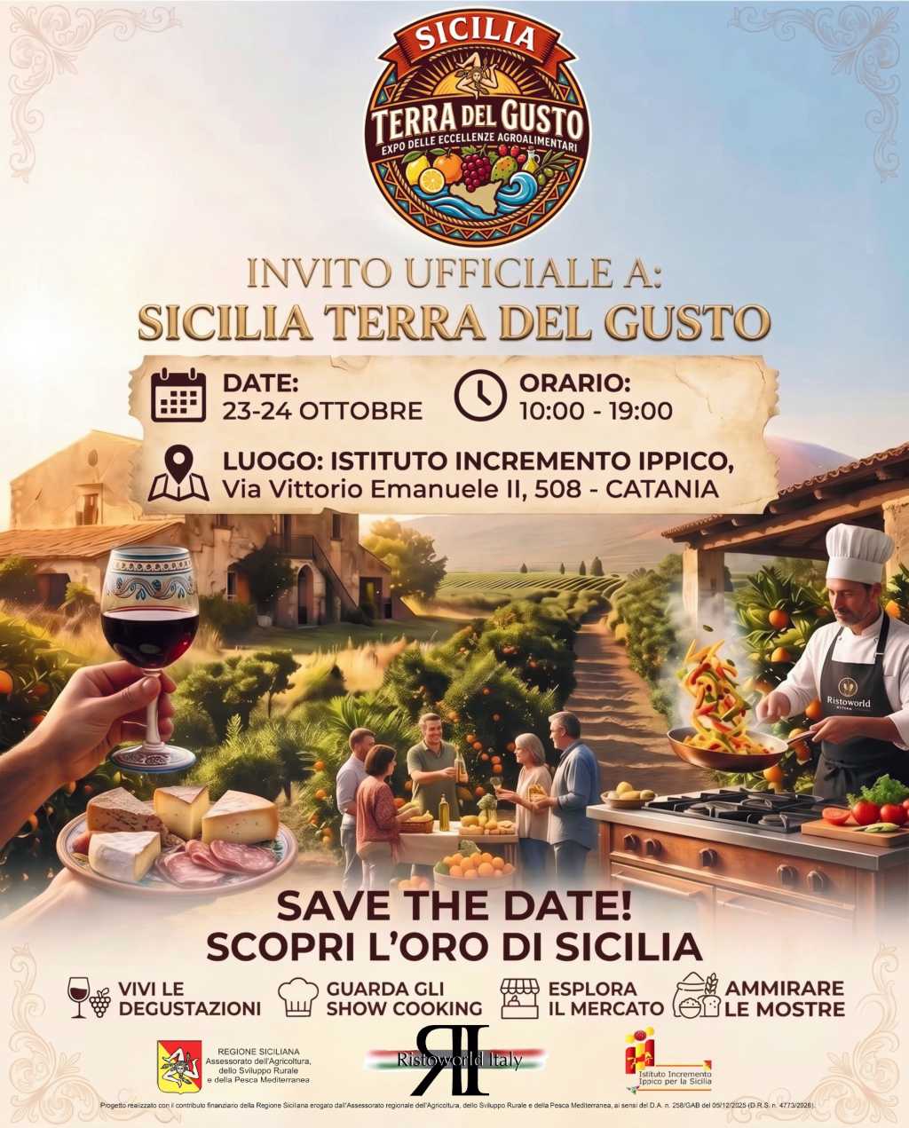 Locandina Sicilia Terra del Gusto