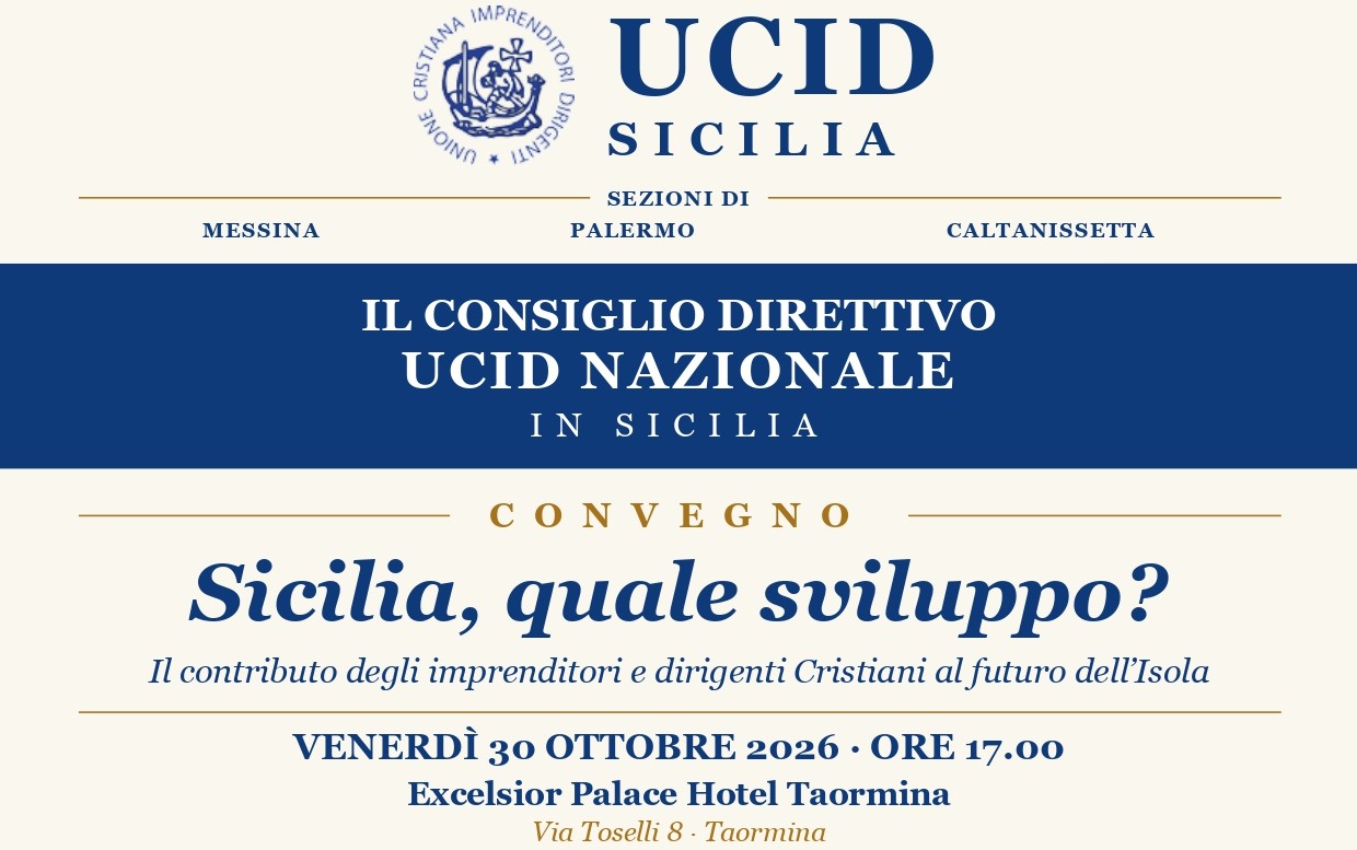 Locandina UCID Sicilia – Taormina
