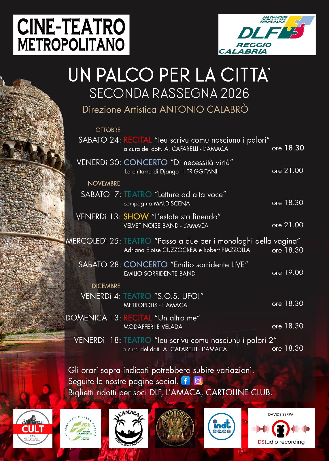 Locandina Un palco per la città
