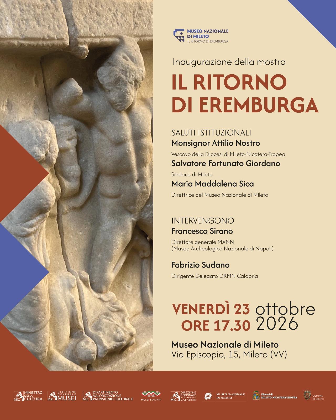 Locandina mostra Il ritorno di Eremburga
