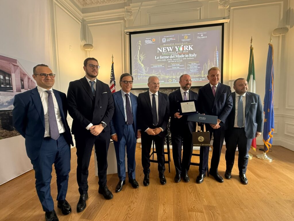 L’orafo Michele Affidato e l’imprenditore Maurizio Talarico a New York