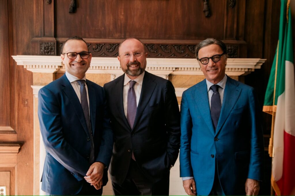 L’orafo Michele Affidato e l’imprenditore Maurizio Talarico a New York