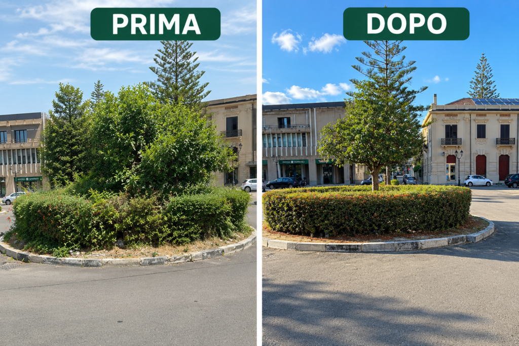 Manutenzione verde pubblico Siderno