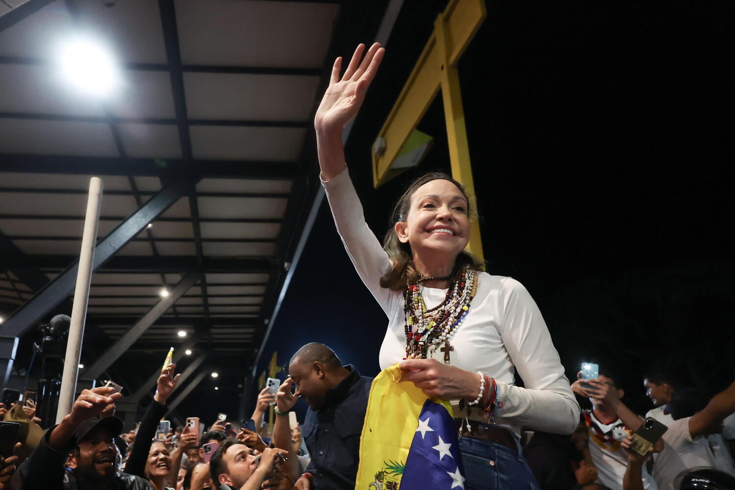 Maria Corina Machado returns to Venezuela