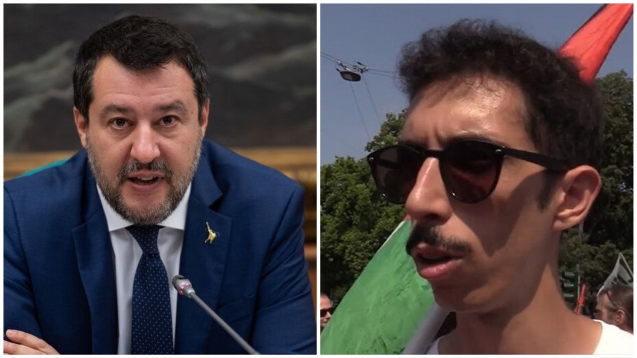 Matteo Salvini e Youssef Siher