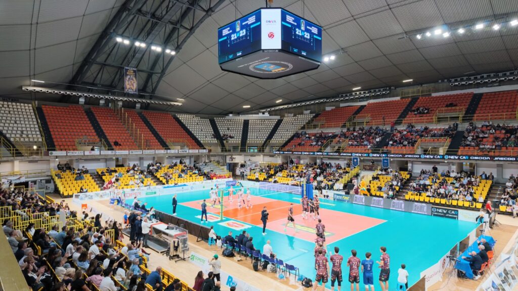 Panoramica PalaCalafiore Domotek Volley