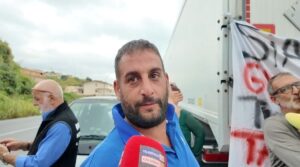 Protesta autotrasportatori San Lucido
