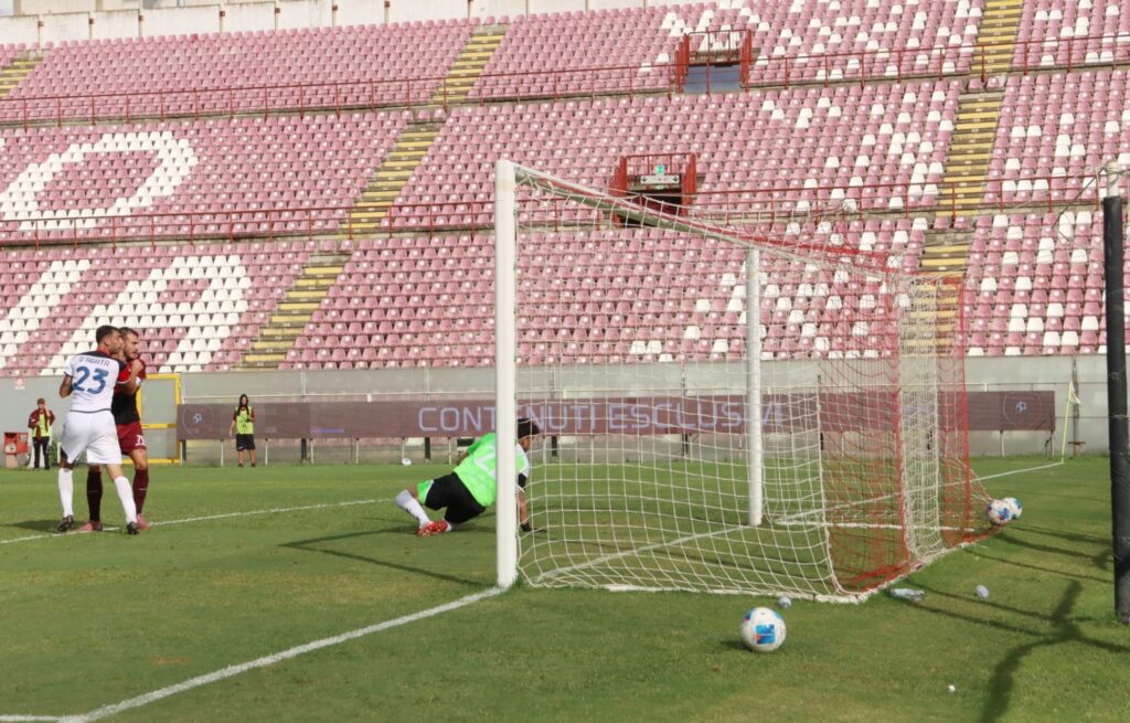 Reggina-Vibonese gol Toscano