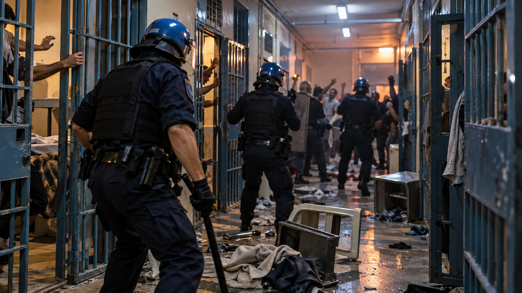 Reggio Calabria, inferno nel carcere di Arghillà: detenuti scatenati, 8 agenti f