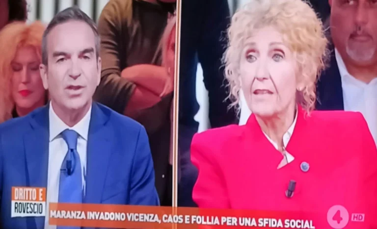 Roberto Occhiuto a Rete 4 a Dritto e Rovescio