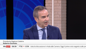 Roberto Occhiuto a Sky Tg 24