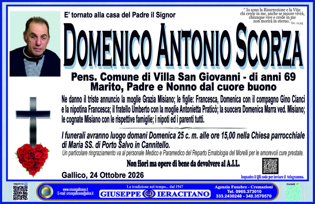 SCORZA DOMENICO ANTONIO