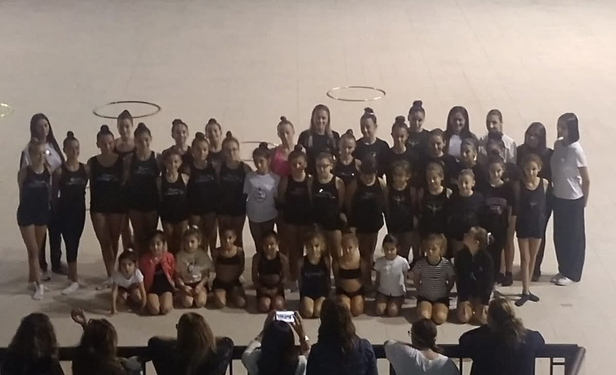Stage con Gaia Mancini di ginnastica ritmica al Parco Caserta