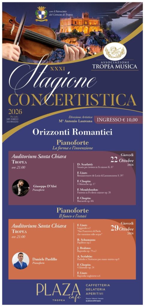 TROPEA-STAGIONE CONCERTISTICA