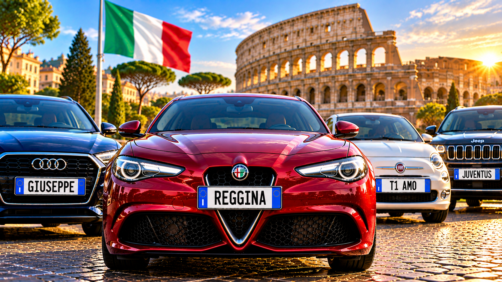 Targhe personalizzate macchine in Italia