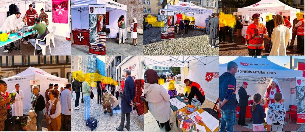 Varie attività svolte nella giornata nazionale ordine di Malta