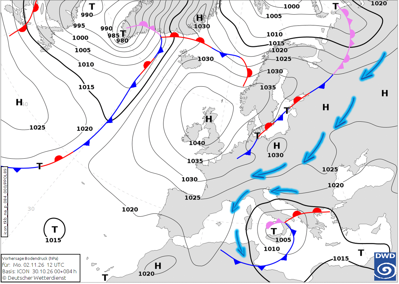 allerta meteo lunedì 2 novembre