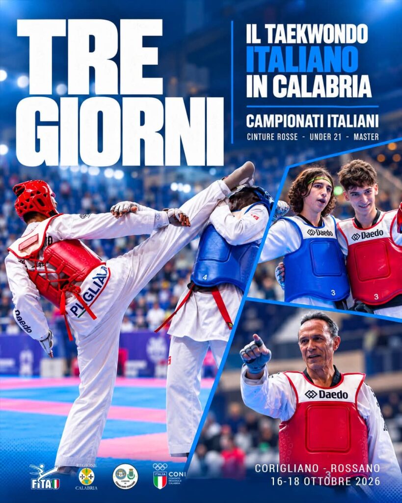 Campionati Italiani Taekwondo Corigliano-Rossano 2026