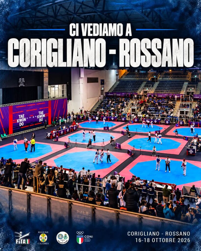 Campionati Italiani Taekwondo Corigliano-Rossano 2026
