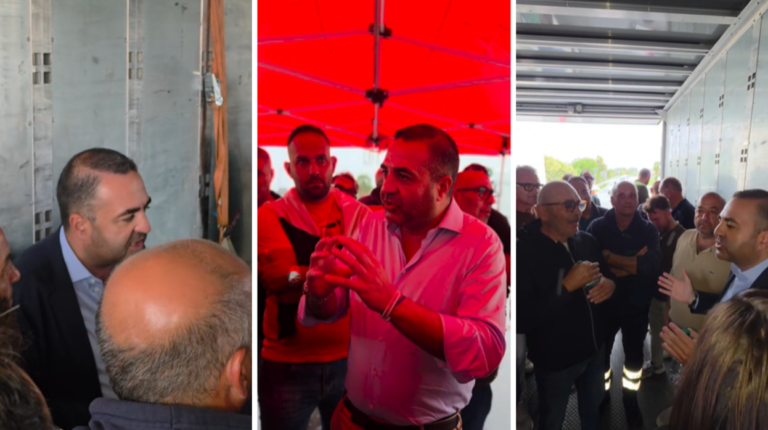 Reggio Calabria, Cannizzaro incontra gli autotrasportatori in protesta a Gallico: “sono qui da amico, orgoglioso della vostra protesta civile”