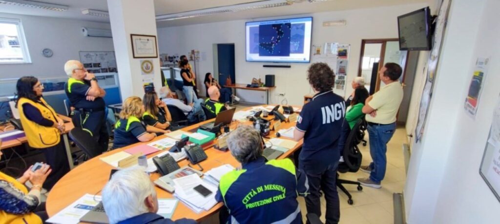 città di messina riunione protezione civile