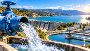 condotta acqua lago
