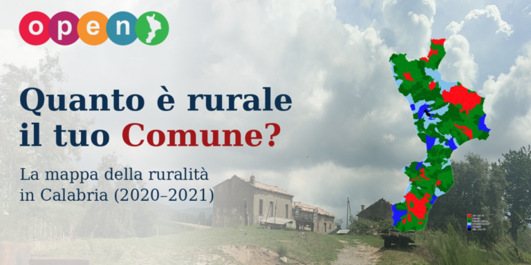 Qual è la città più rurale in Calabria? E quale la più urbana? La classifica
