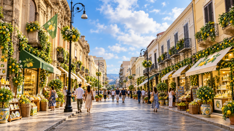 corso garibaldi di reggio calabria trasformato in corso del bergamotto
